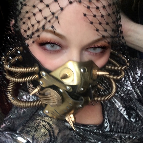 Custom Steampunk Face Mask - Picture 4 of 5